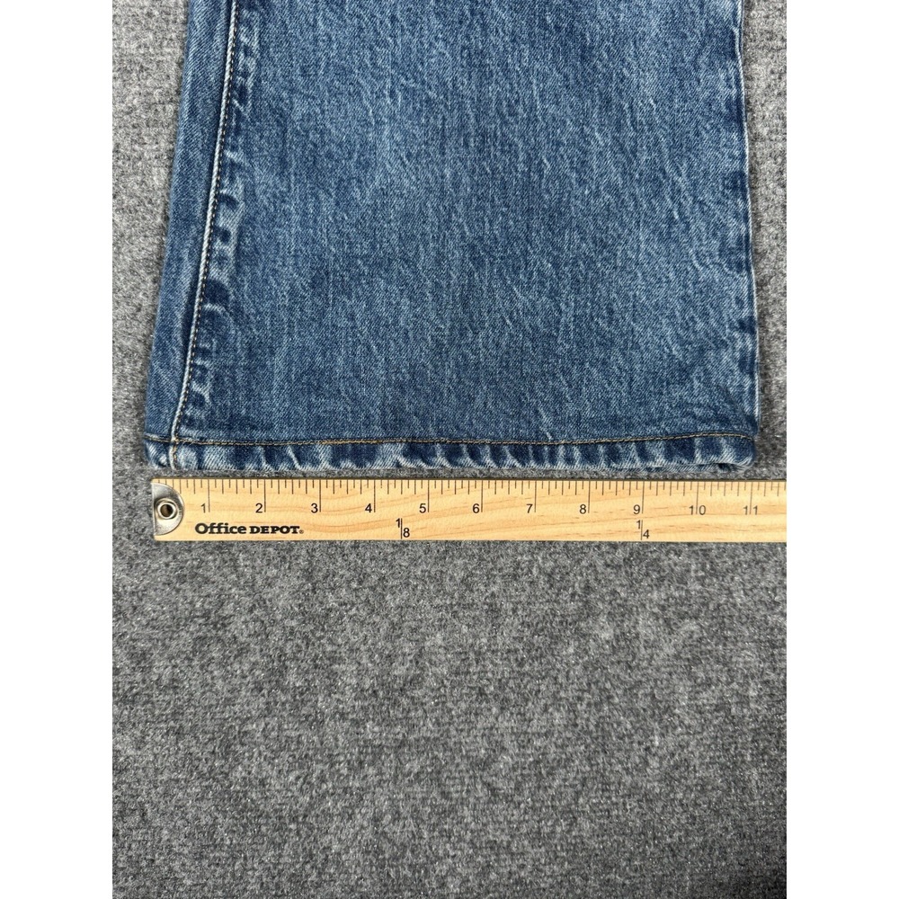 Reformation Jeans‎ Womens 29 Blue High Rise Wide Leg Denim Cotton Stretch EUC - Picture 11 of 15